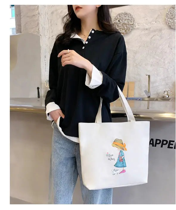 Eco-Friendly Canvas Shopping Bag
