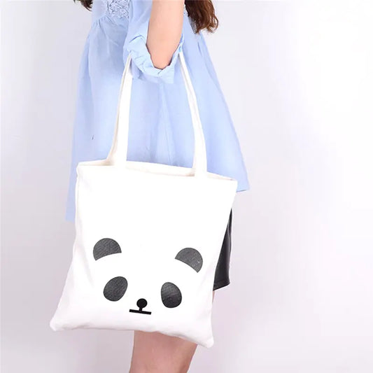 Eco-Friendly Panda Canvas Bag