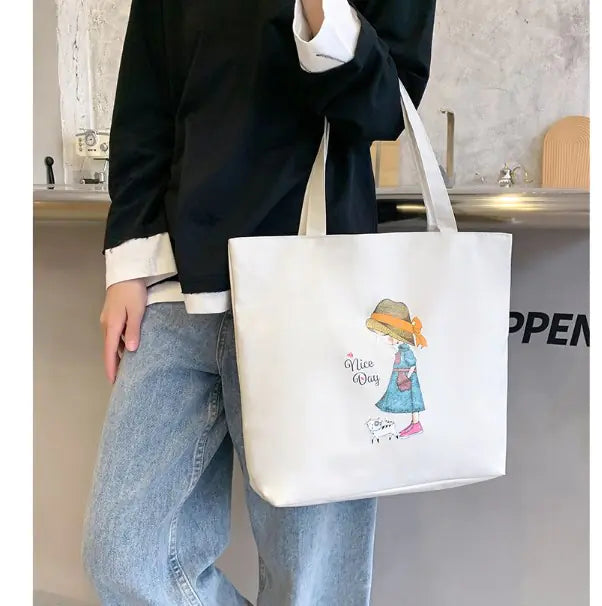 Eco-Friendly Canvas Shopping Bag